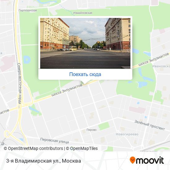 Карта 3-я Владимирская ул.