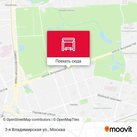 Карта 3-я Владимирская ул.