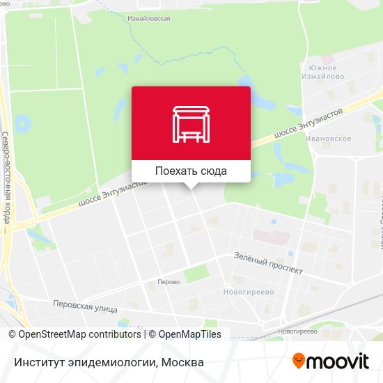 Карта Институт эпидемиологии