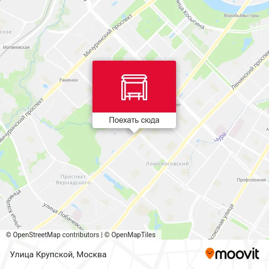 Карта Улица Крупской