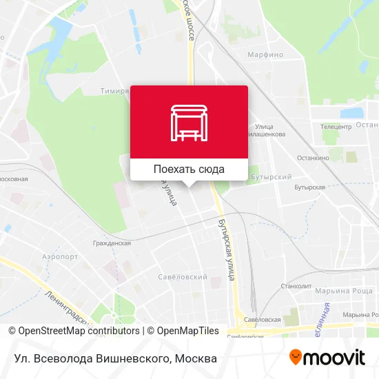 Карта Ул. Всеволода Вишневского