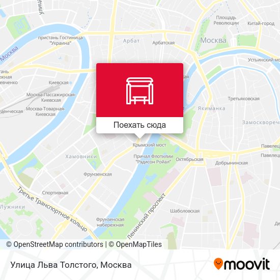 Карта Улица Льва Толстого
