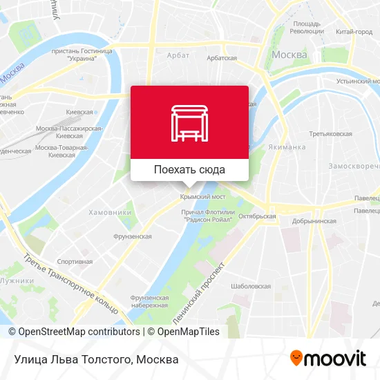 Карта Улица Льва Толстого