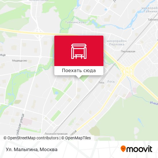 Карта Ул. Малыгина