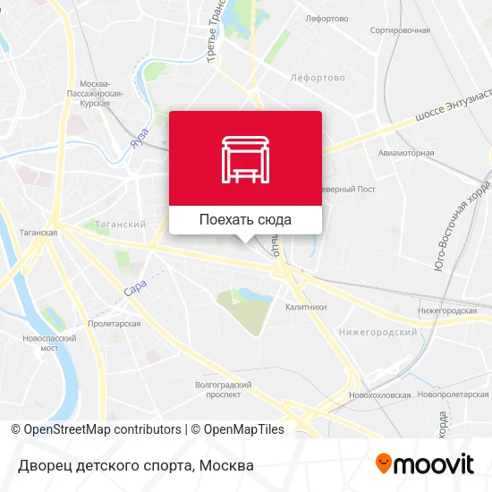 Карта Дворец детского спорта
