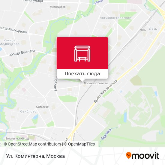Карта Ул. Коминтерна