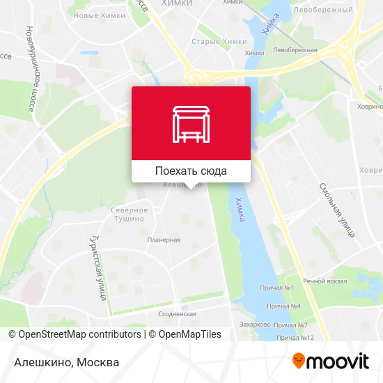 Карта Алешкино