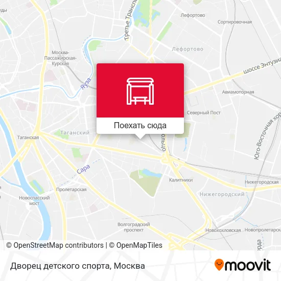 Карта Дворец детского спорта