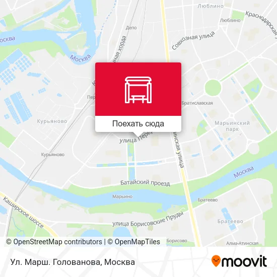Карта Ул. Марш. Голованова