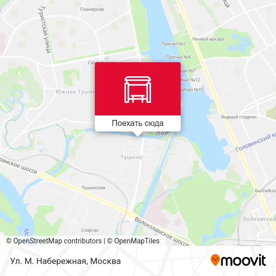 Карта Ул. М. Набережная