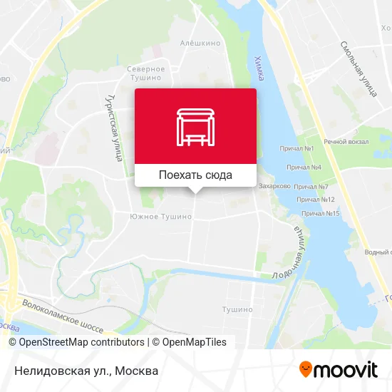 Карта Нелидовская ул.