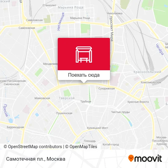 Карта Самотечная пл.