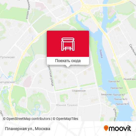 Карта Планерная ул.