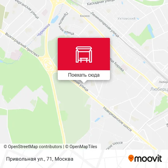 Карта Привольная ул., 71