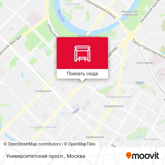 Карта Университетский просп.