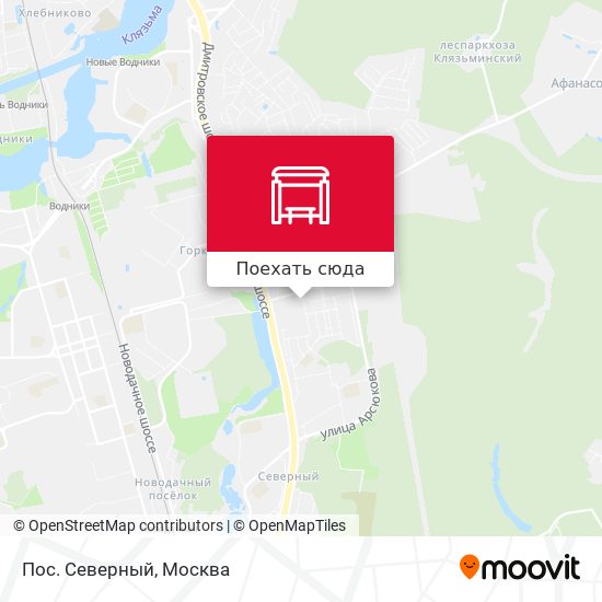 Карта Пос. Северный