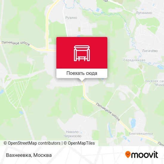Карта Вахнеевка