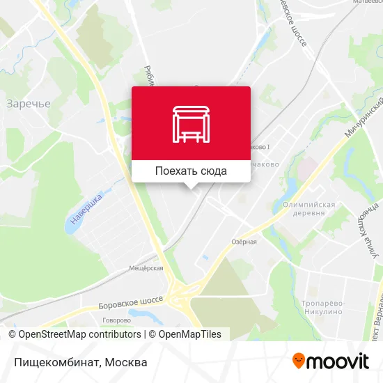 Карта Пищекомбинат