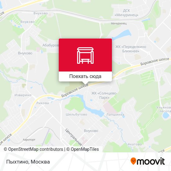 Карта Пыхтино