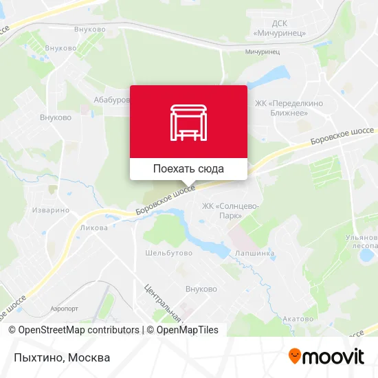 Карта Пыхтино