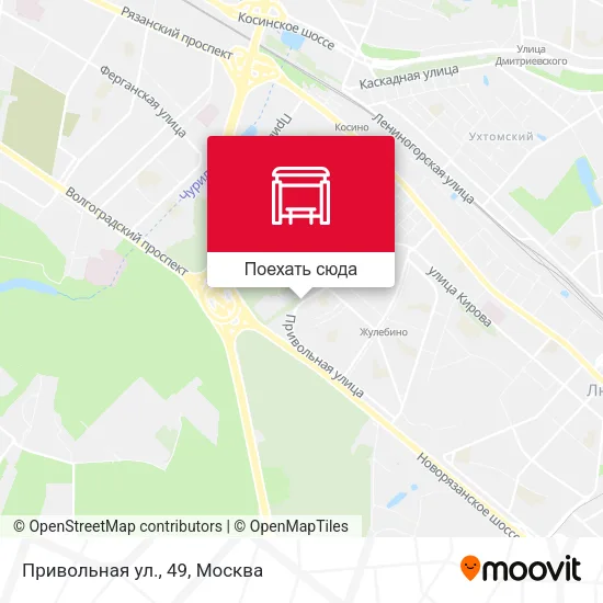 Карта Привольная ул., 49