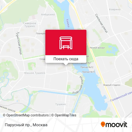 Карта Парусный пр.