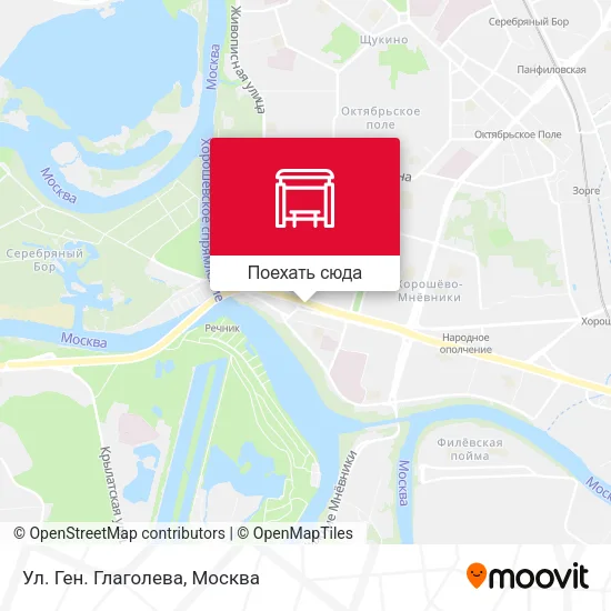 Карта Ул. Ген. Глаголева