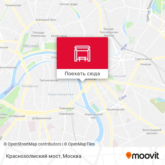 Карта Краснохолмский мост