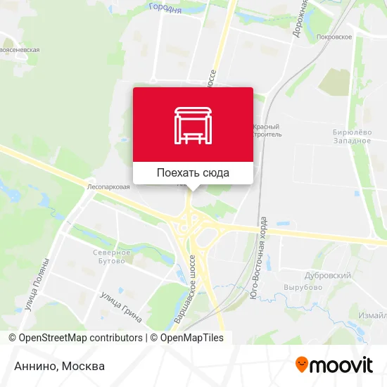 Карта Аннино