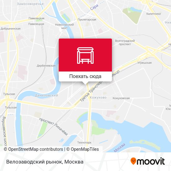 Карта Велозаводский рынок