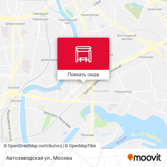Карта Автозаводская ул.