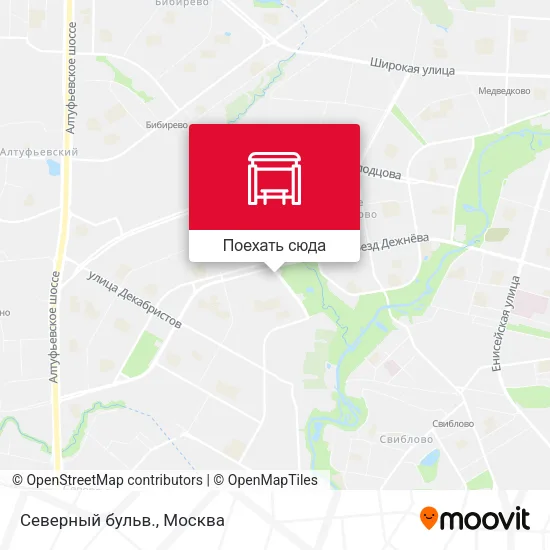 Карта Северный бульв.