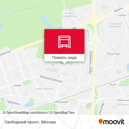 Карта Свободный просп.