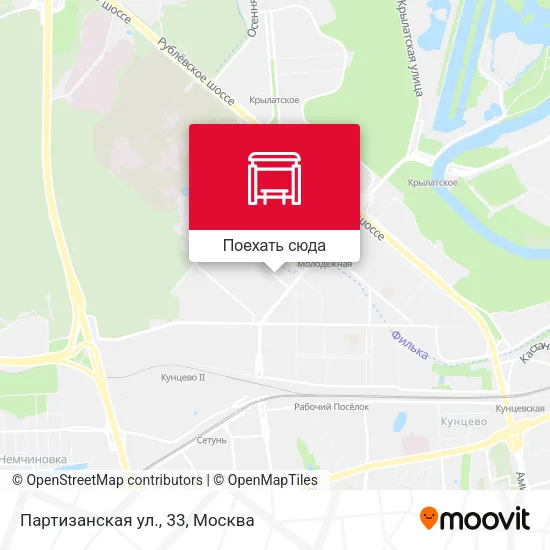 Карта Партизанская ул., 33