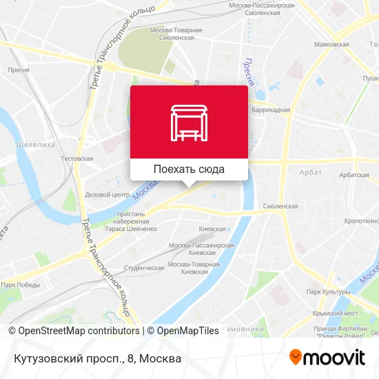 Карта Кутузовский просп., 8