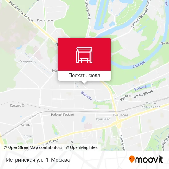 Карта Истринская ул., 1