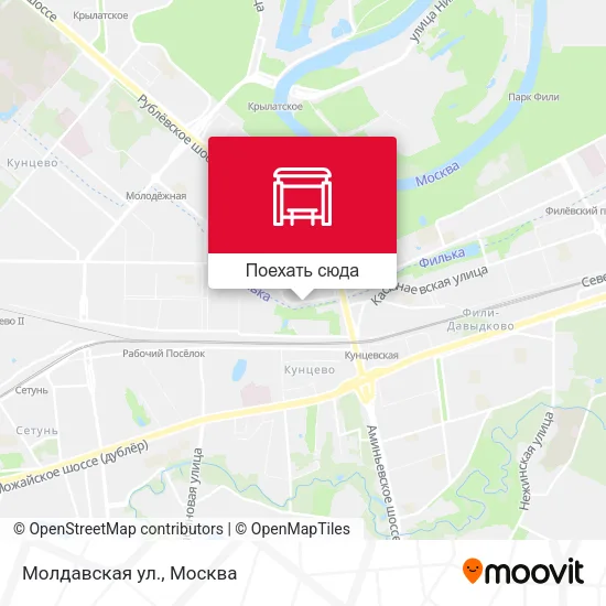 Карта Молдавская ул.