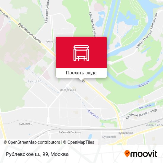 Карта Рублевское ш., 99
