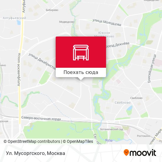 Карта Ул. Мусоргского