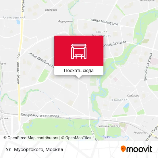 Карта Ул. Мусоргского