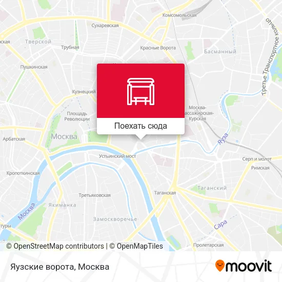 Карта Яузские ворота