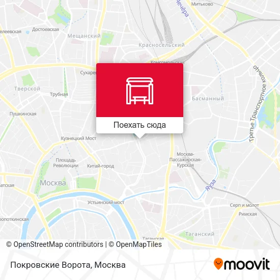 Карта Покровские Ворота