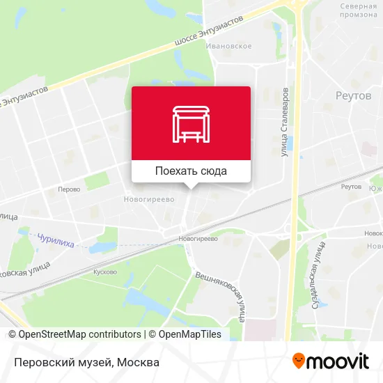 Карта Перовский музей