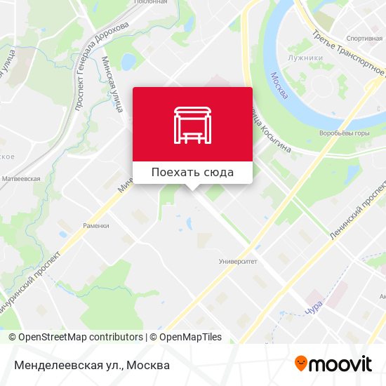 Карта Менделеевская ул.