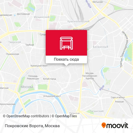 Карта Покровские Ворота