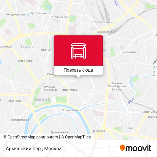 Карта Армянский пер.