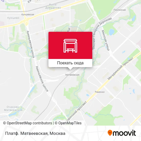 Карта Платф. Матвеевская