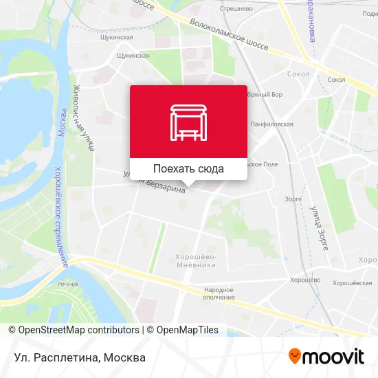 Карта Ул. Расплетина