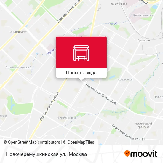 Карта Новочеремушкинская ул.