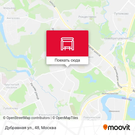Карта Дубравная ул., 48